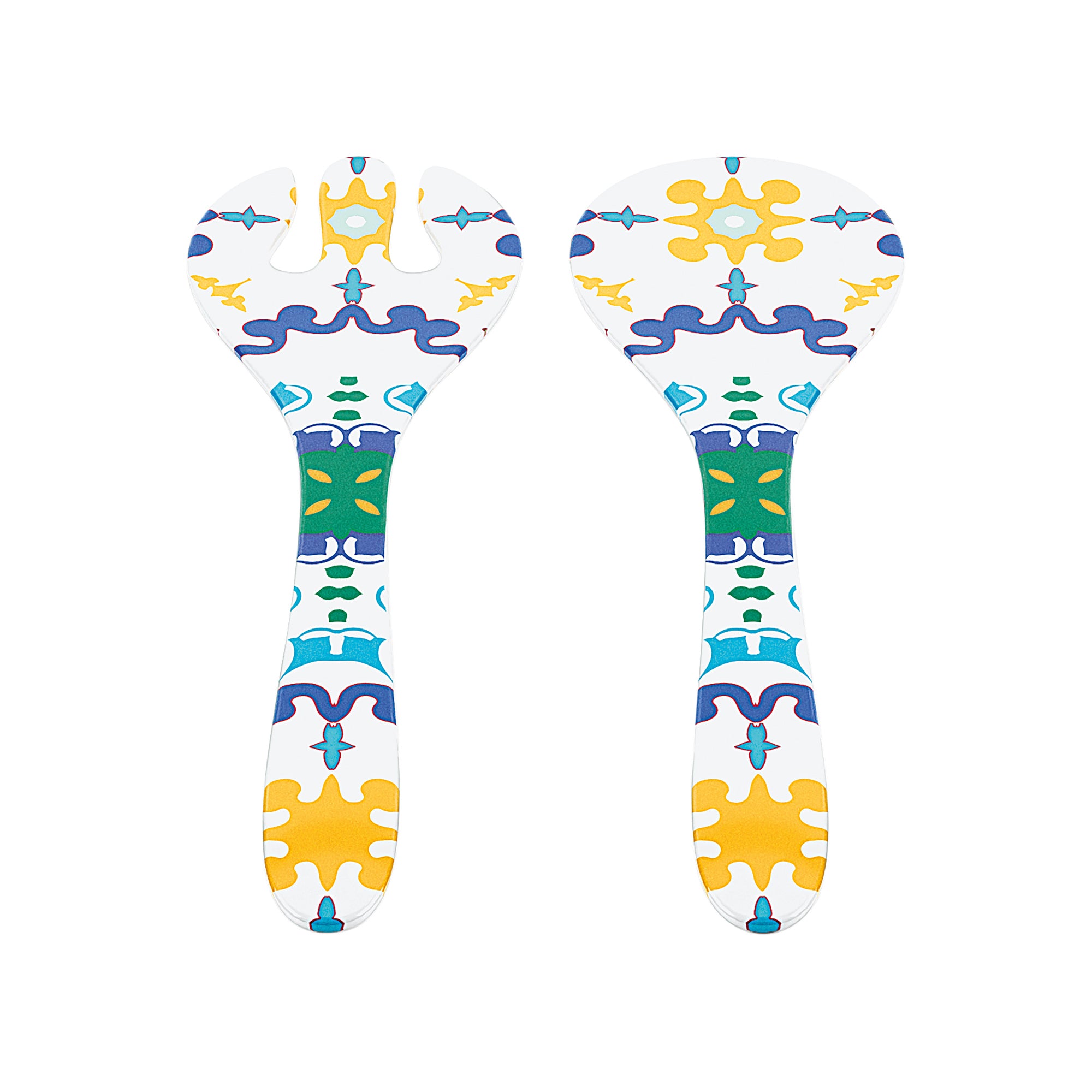 Posate Insalata Guzzini In Melammina - Blues, Resistenti, Lavabili In Lavastoviglie, BPA Free - Foto 3