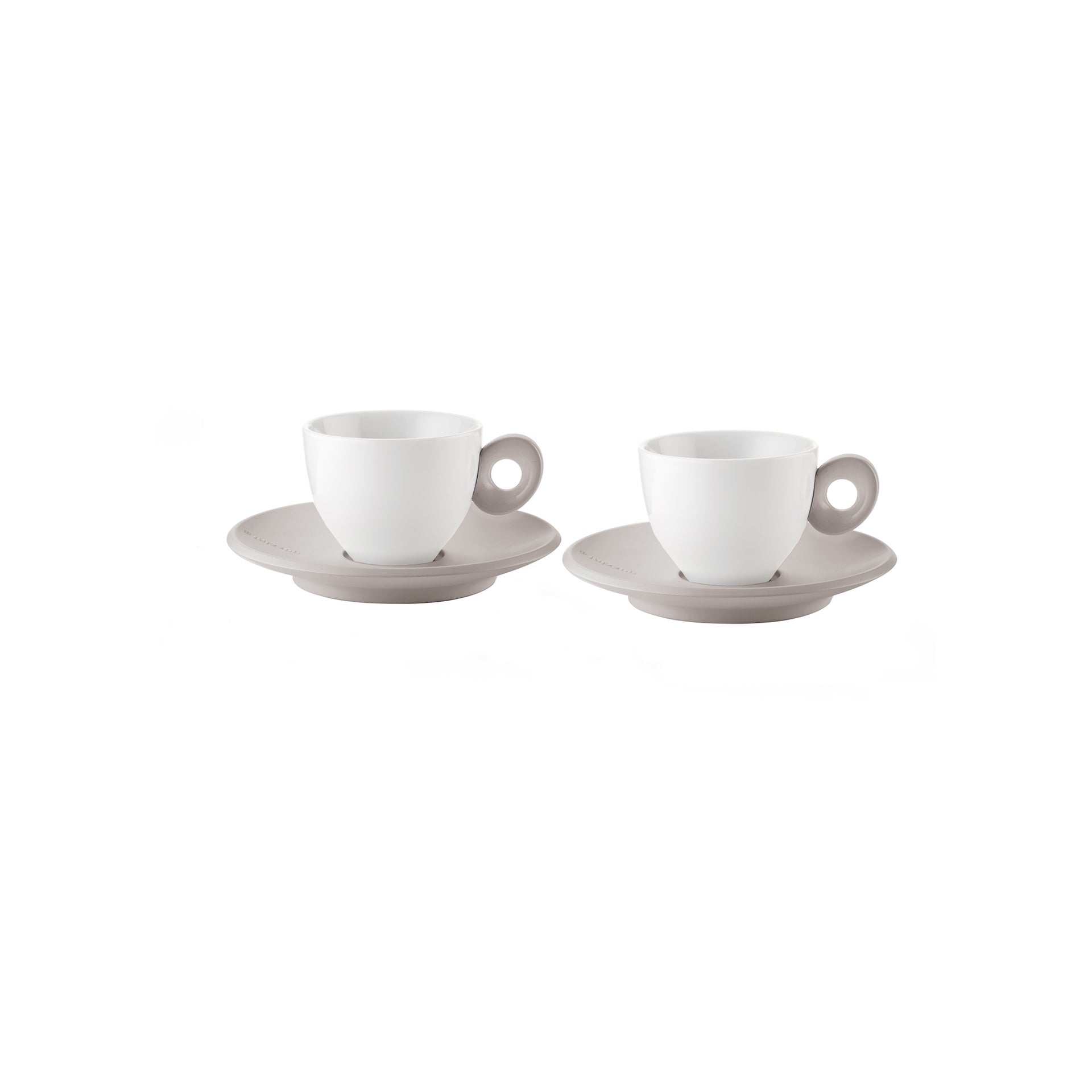 SET 2 ESPRESSO CUPS SAUCERS "EVERYDAY"