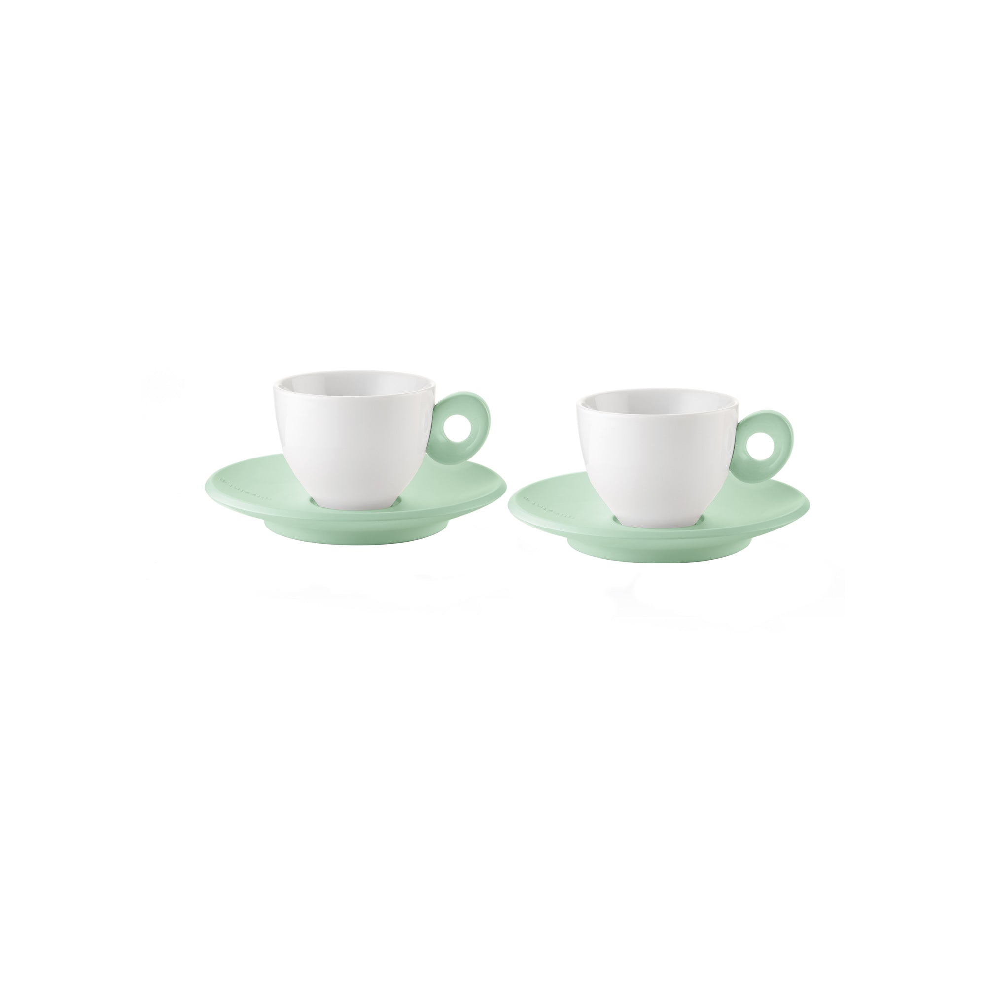 2 Espresso cups and outlet one saucer