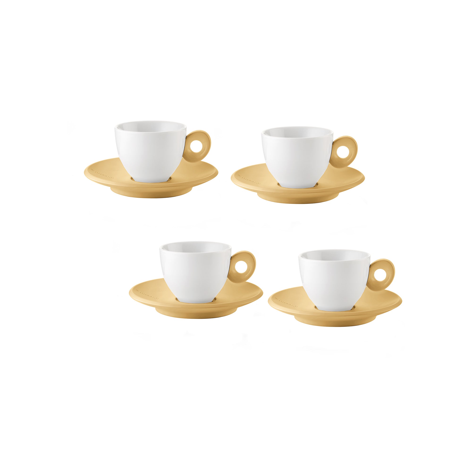 Tazzina caffè con piattino, pavoncella bianca – Artigianato Pasella Tazzina caffè con piattino, pavoncella bianca – Artigianato Pasella