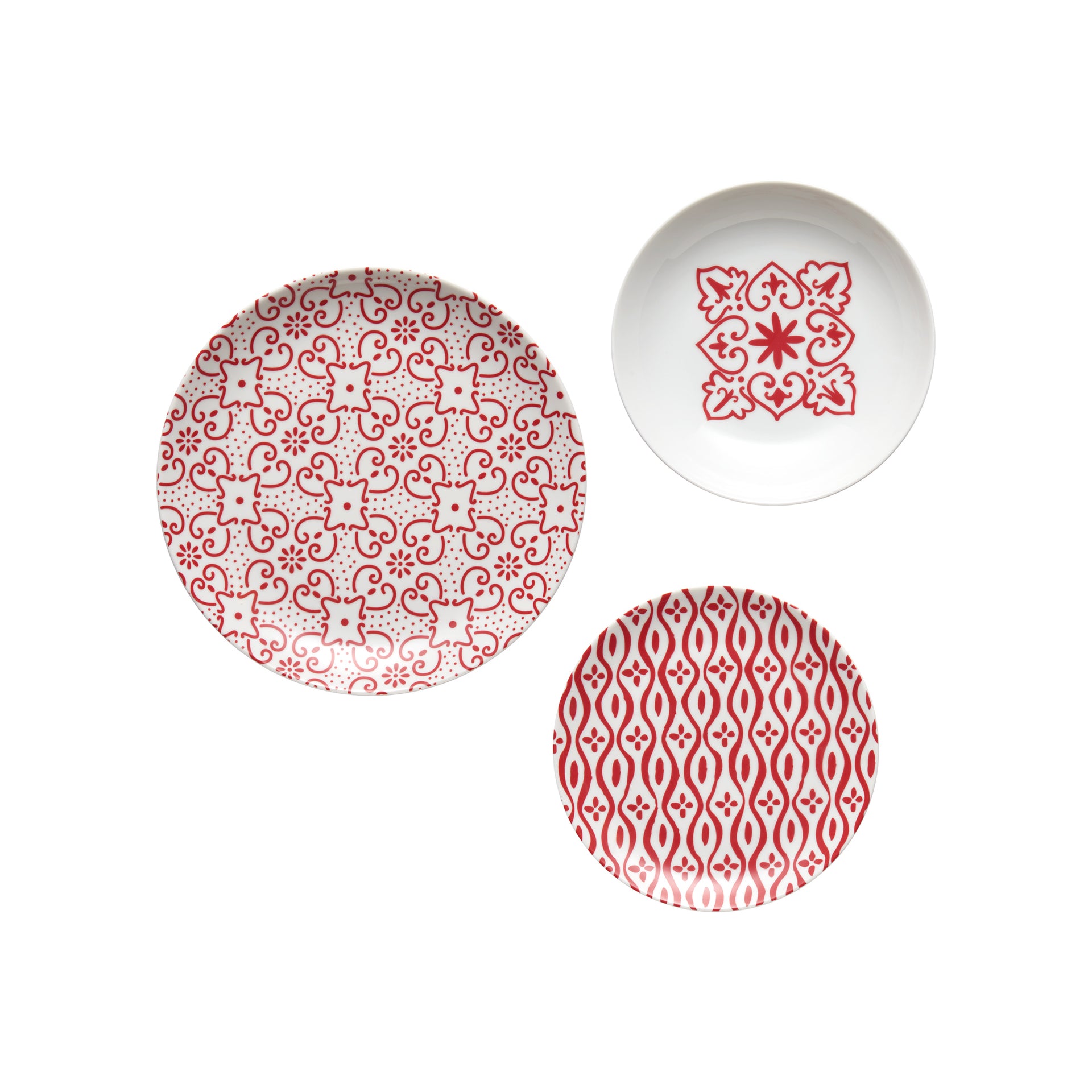SET 6 PLACE SETTINGS LE MAIOLICHE "TIFFANY"