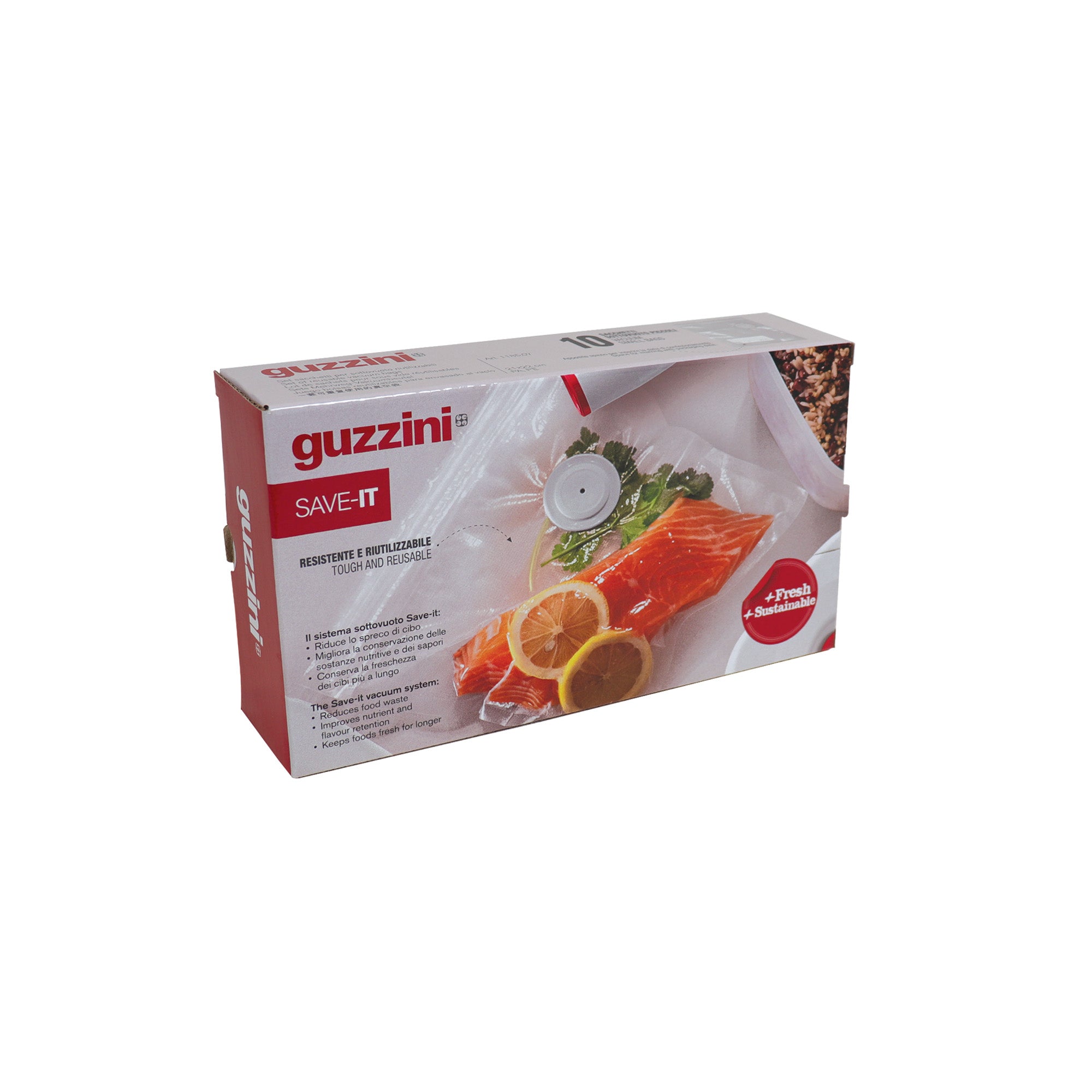 Sacchetti Sottovuoto Alimentari – Pacco Multi-uso Per Conservare Cibo, Carne, Verdura E Avanzi – Mantieni La Freschezza Più A Lungo In Cucina