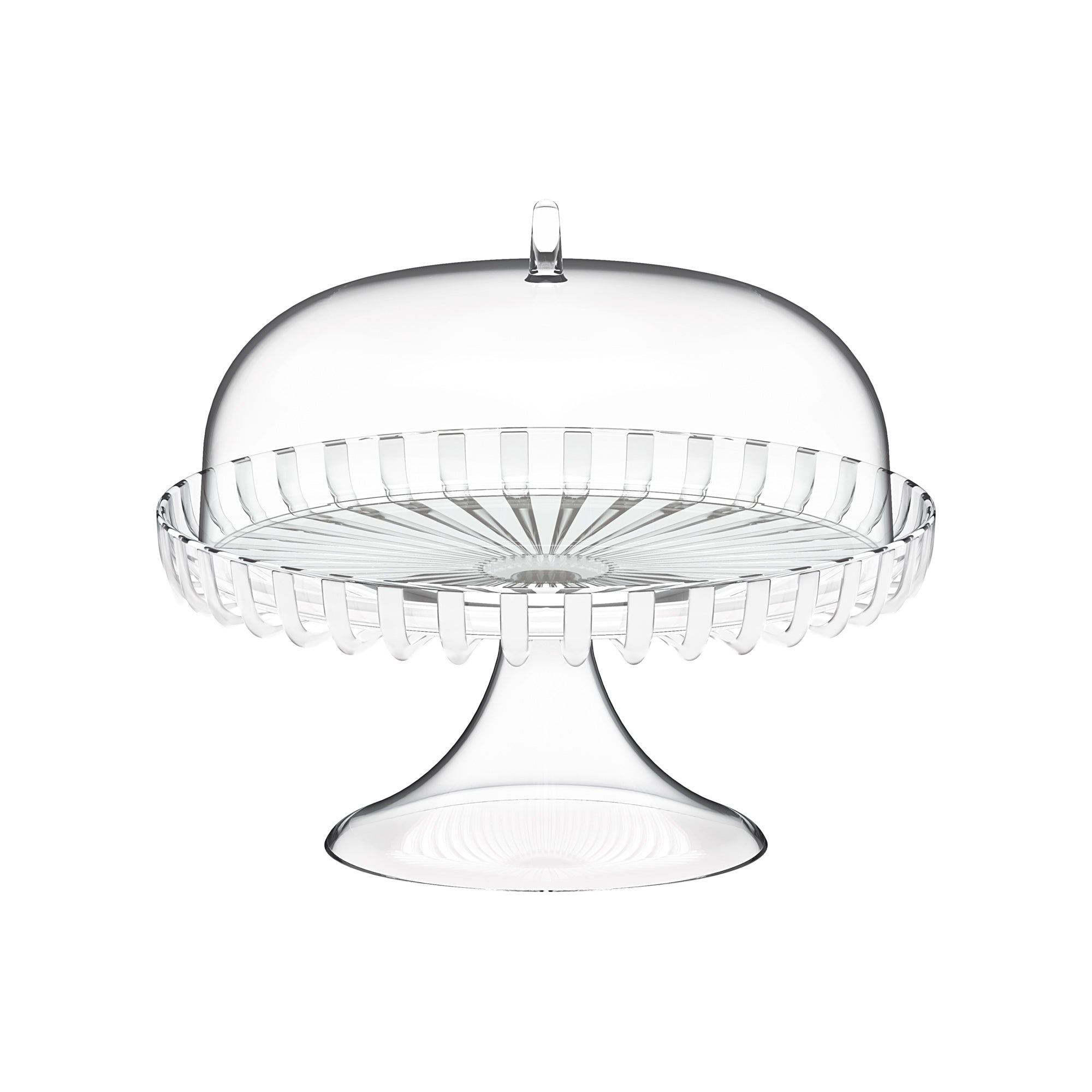 CAKE STAND WITH DOME "DOLCEVITA" (ISCC+)