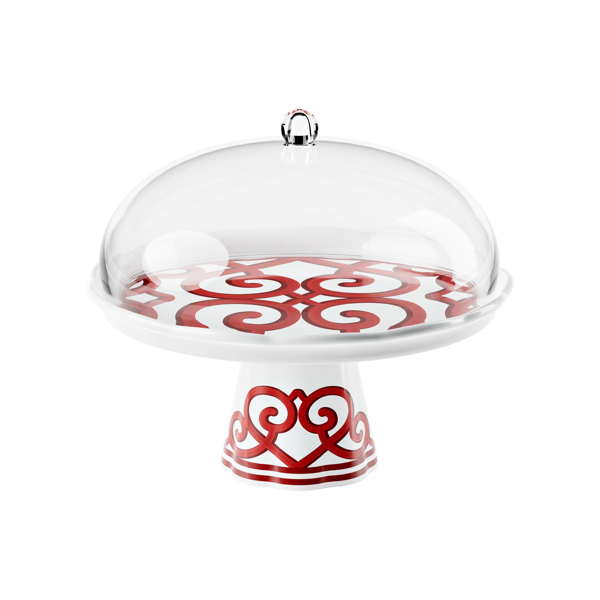 CAKE STAND WITH DOME "HARMONIA"