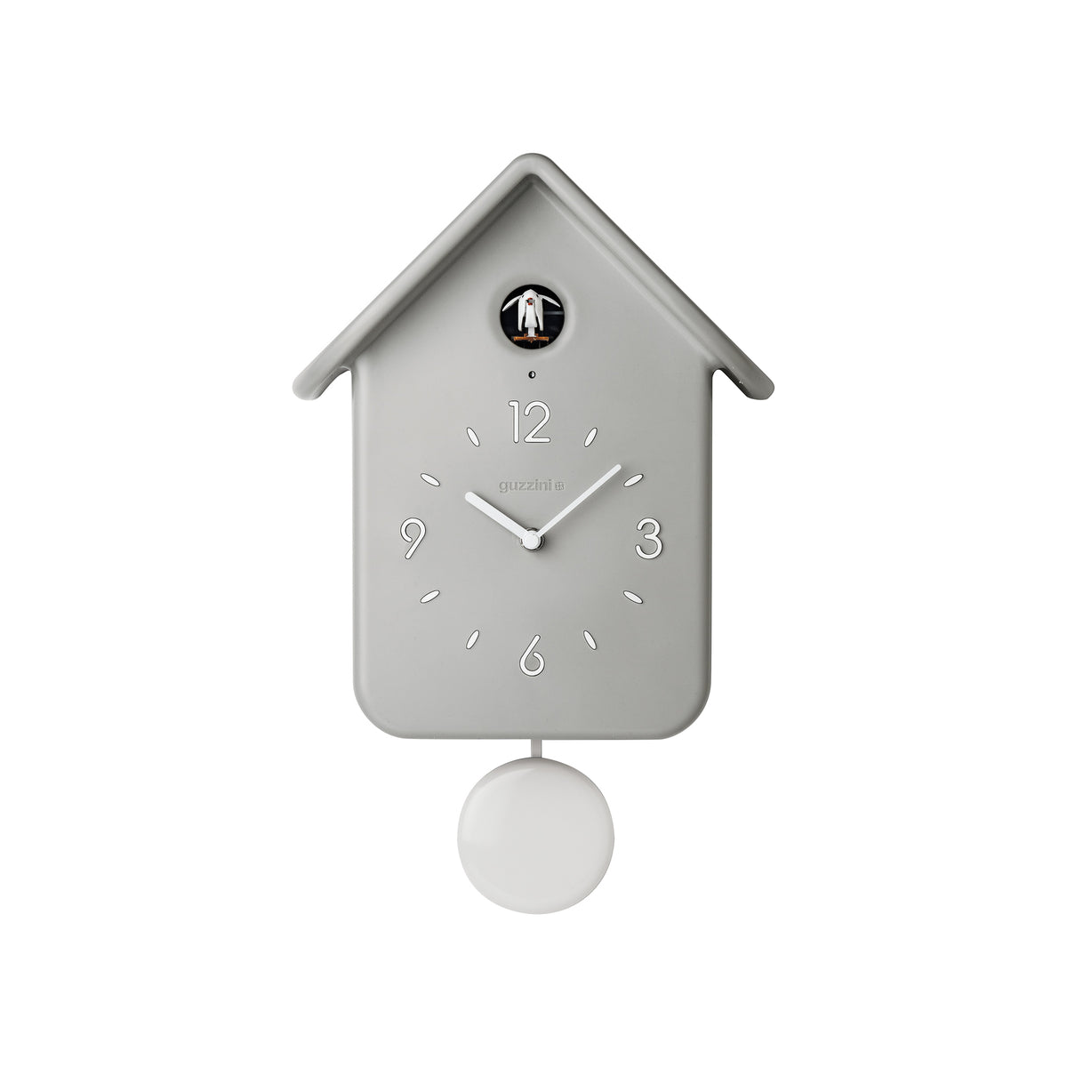 Horloge à Coucou Minimaliste - Design Moderne Avec Pendule, Volume Réglable Et Silence Nuit
