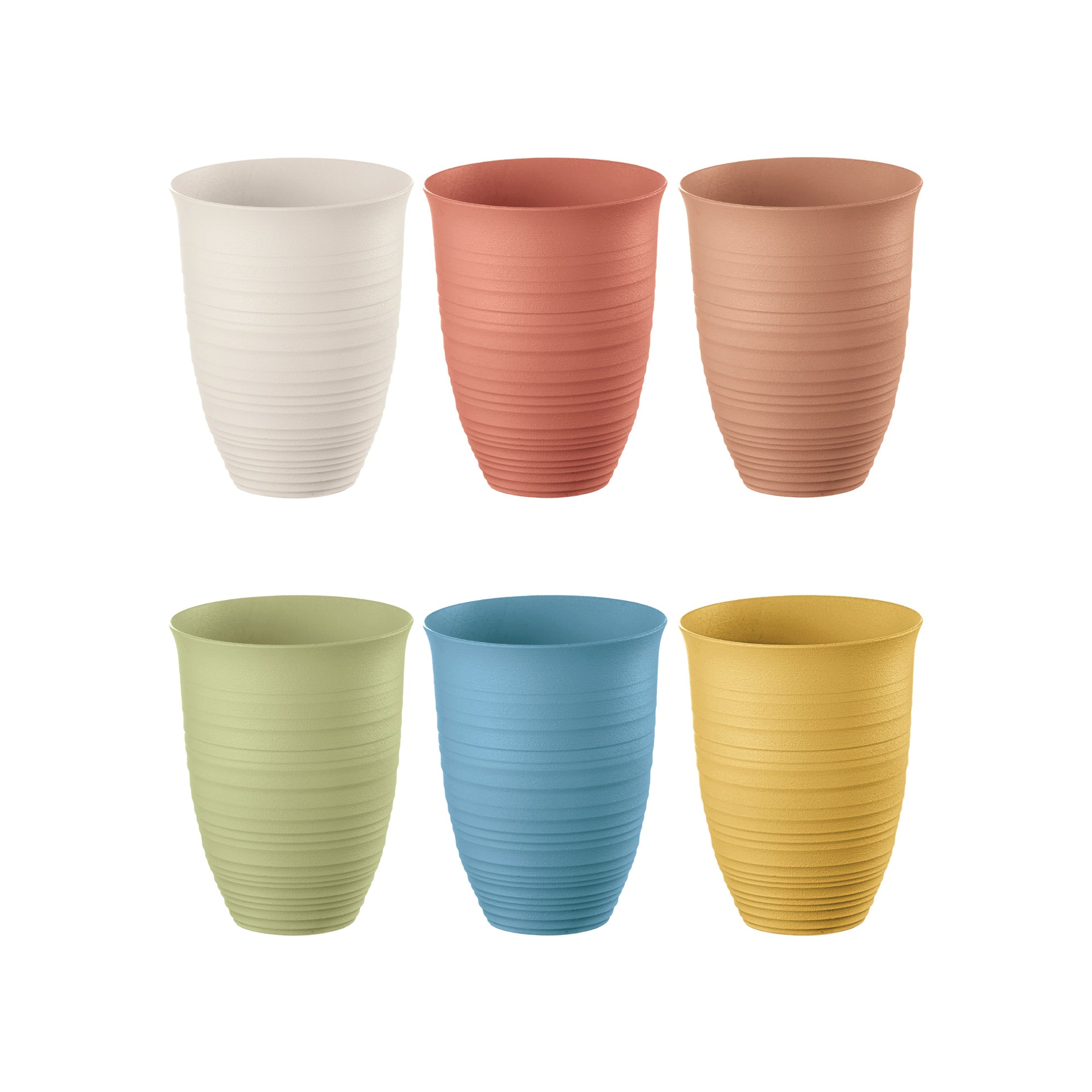 SET 6 TUMBLERS "TIERRA"