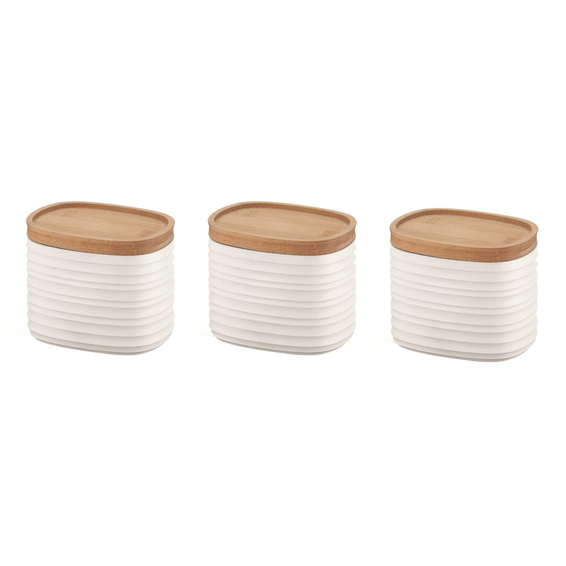 SET 3 STORAGE JARS "TIERRA"