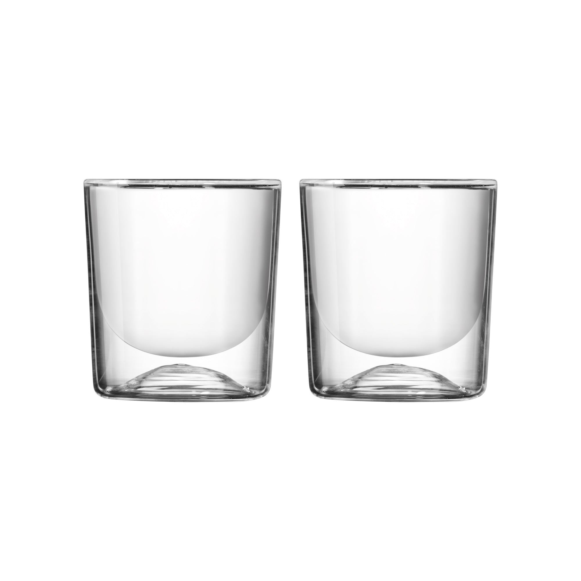 VITEVER Set Di 2 Bicchieri In Vetro Borosilicato A Doppia Parete 350ml – Forma A Spirale Per Latte Macchiato, Caffè, Tè, Con 2 Cucchiai