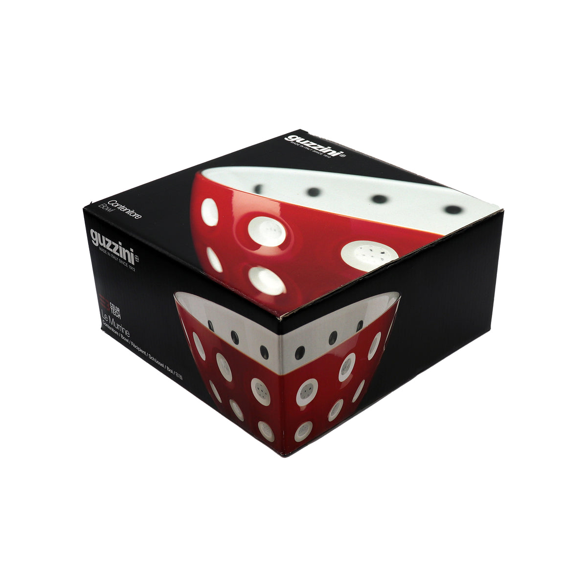 Guzzini Bol 'Le Murrine' Ø25 Cm – Design Italien Tricolore Élégant