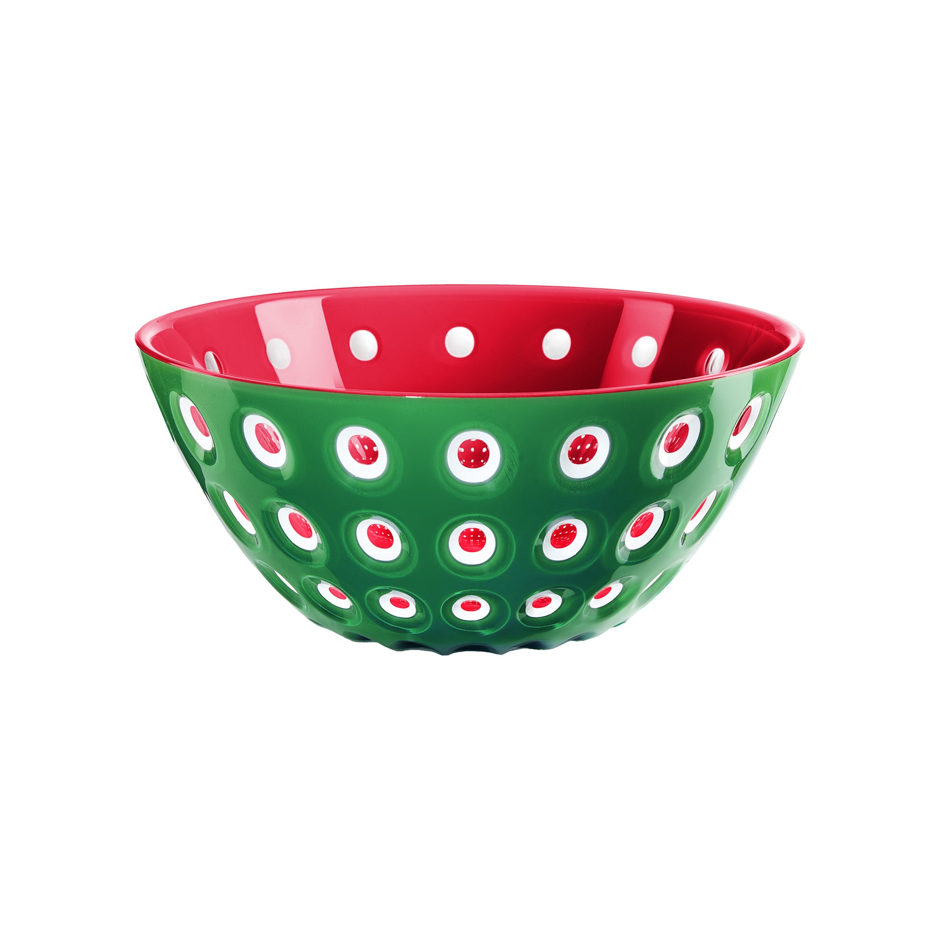 BOWL "LE MURRINE" Red White Emerald