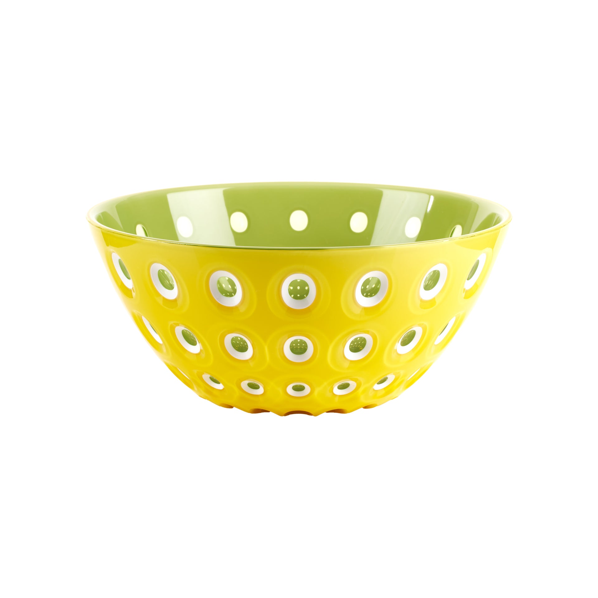 BOWL "LE MURRINE" Saffron yellow White Water lily