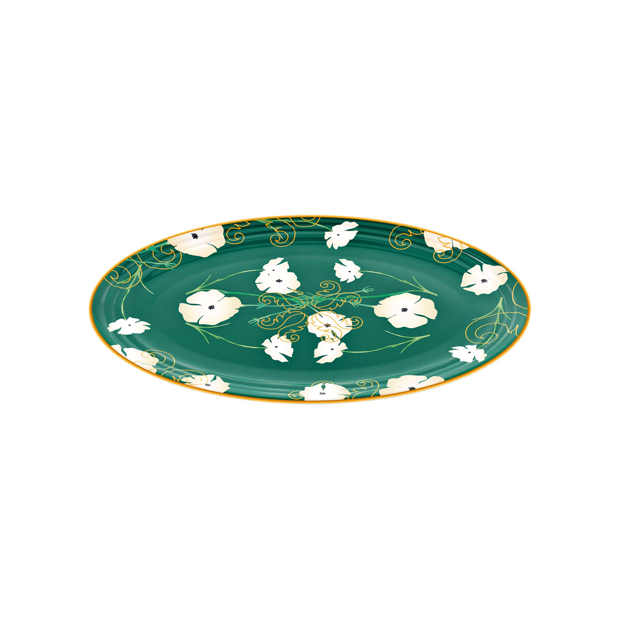 LARGE OVAL TRAY ''FUSION''