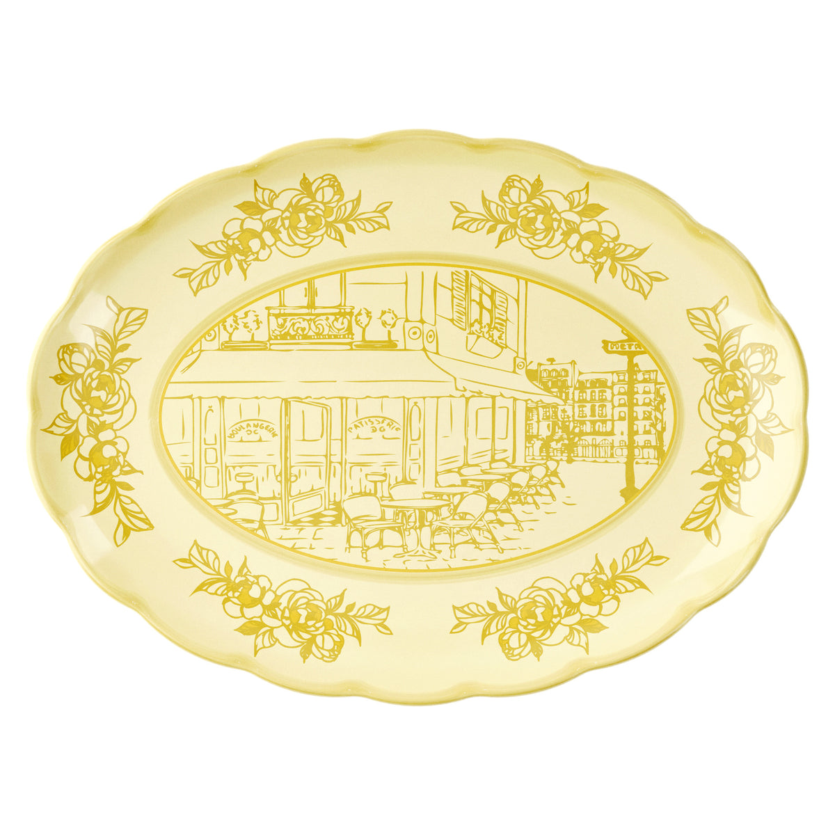 LARGE OVAL SERVING DISH "JOSEPHINE"