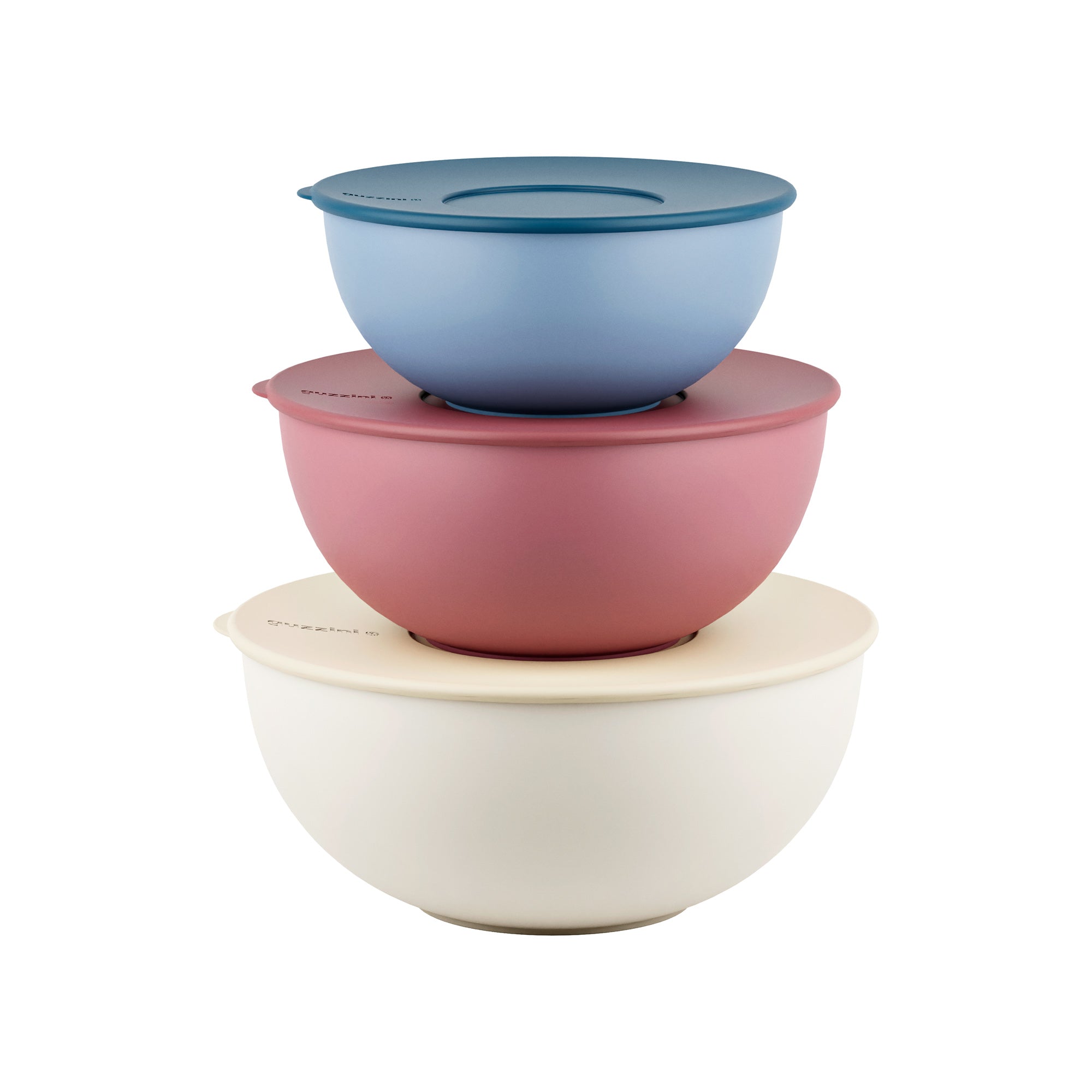 LOT DE 3 RÉCIPIENTS AVEC COUVERCLE 'EVERYWHERE BIO' "FOOD STORAGE"