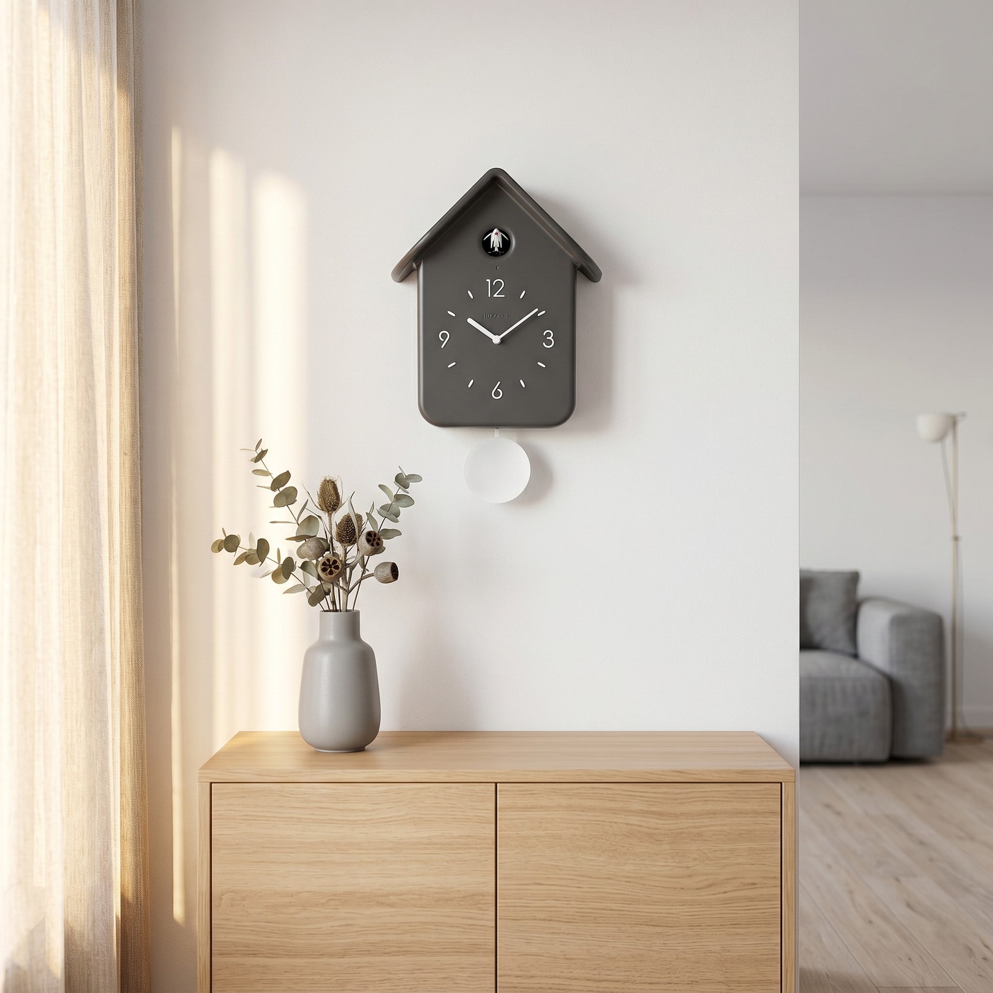 'QQ' OROLOGIO DA PARETE CON PENDOLO "HOME"