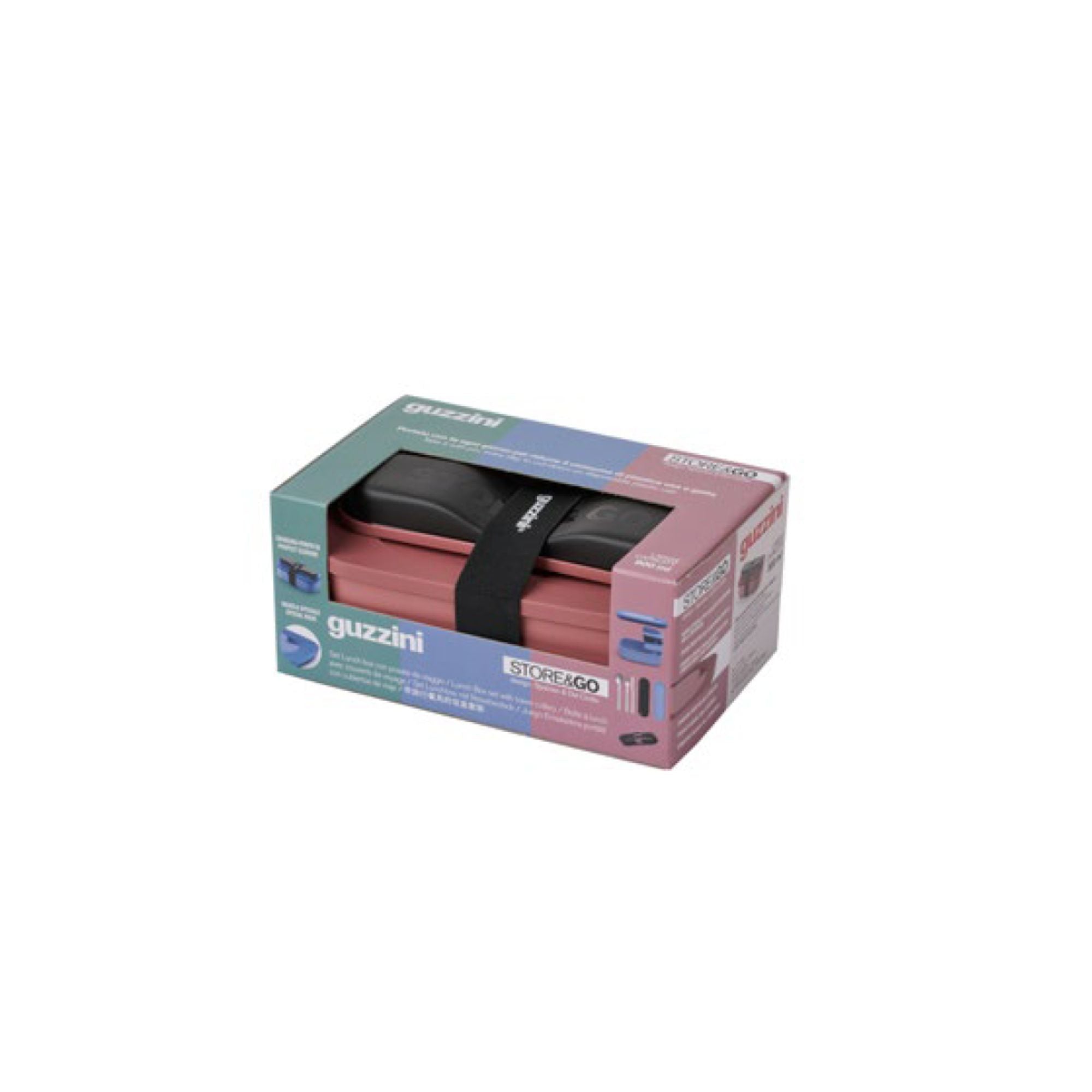 LUNCH BOX SET WITH TRAVEL CUTLERY 'STORE&GO' 